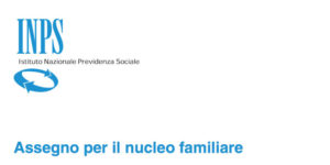 Scopri di più sull'articolo Assegno nucleo familiare: dal 1° aprile domande solo online