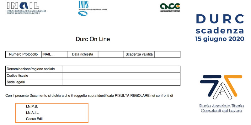 Scopri di più sull'articolo DURC Confermata la proroga della validità